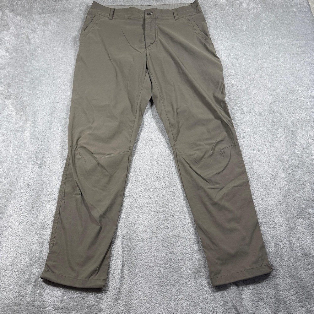 Kuhl Renegade Afire Pants Mens 32x30 Beige Hiking Chino Nylon Stretch‎ 5158